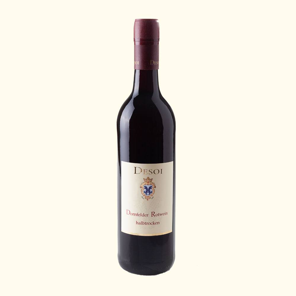 halbtrocken – Weinhandel Rotwein, 2021er Desoi QbA Dornfelder,